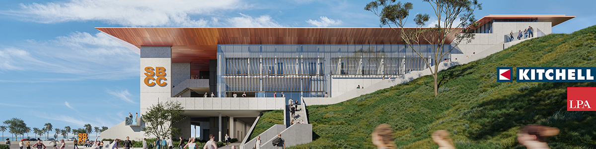 Render of new Physical Education (PE) building